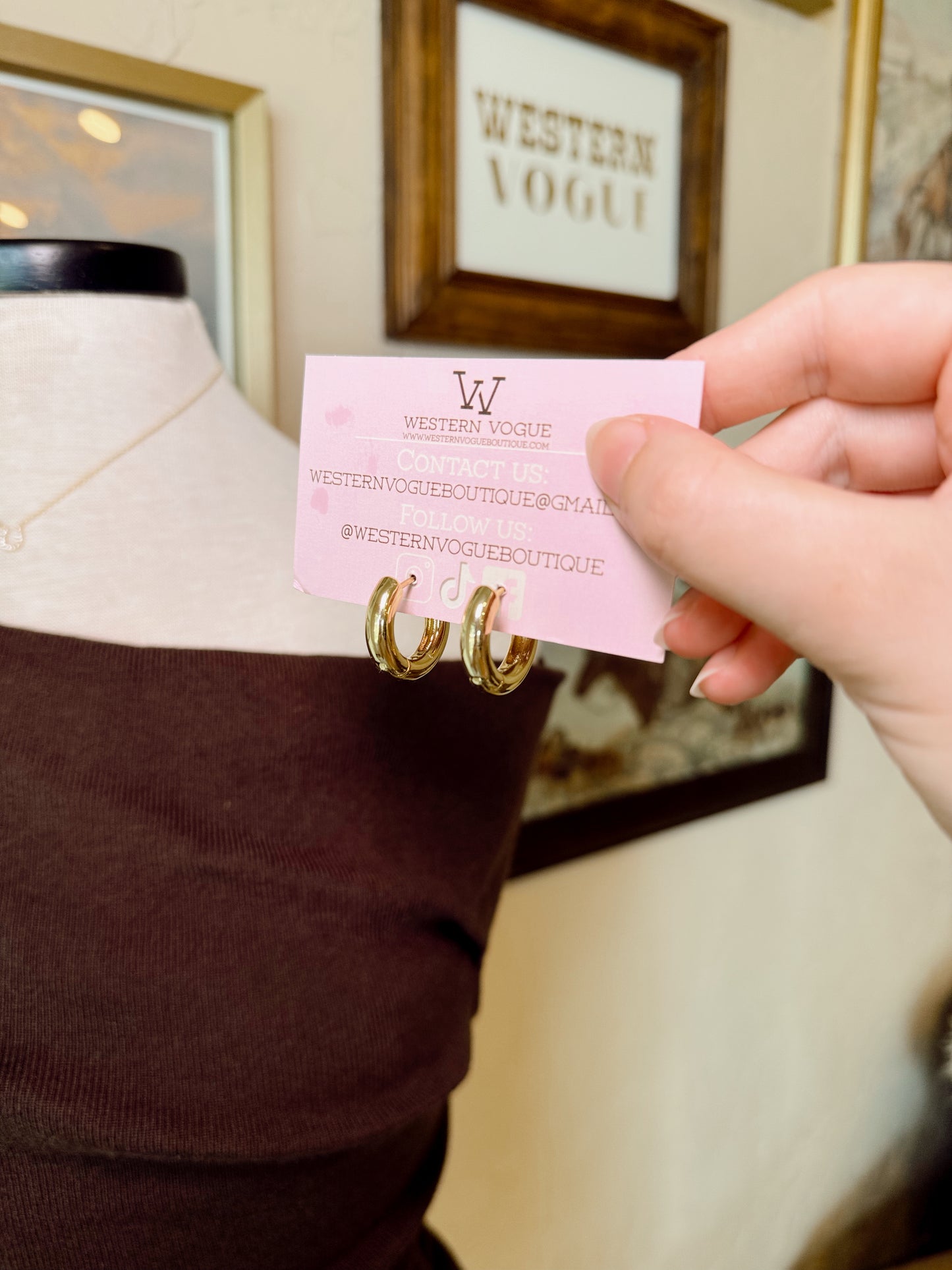 The Chunky Hoop Earrings