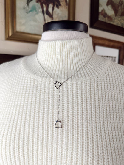 The Sterling Silver Equestrian Necklace