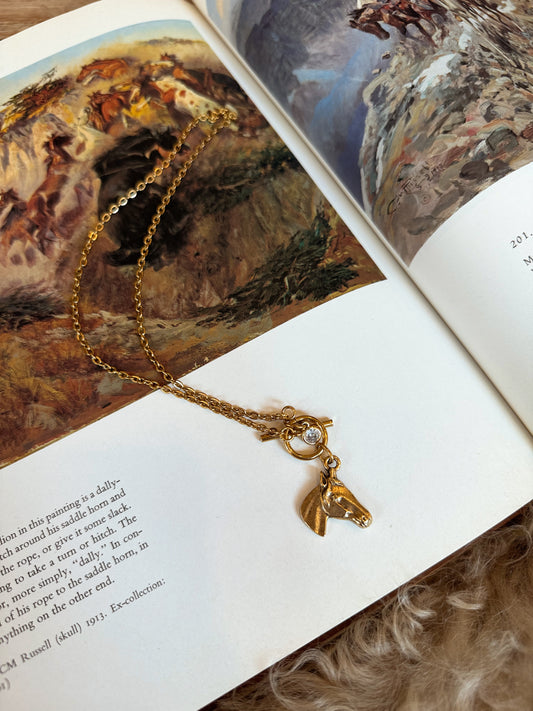 The Filly Necklace in Gold