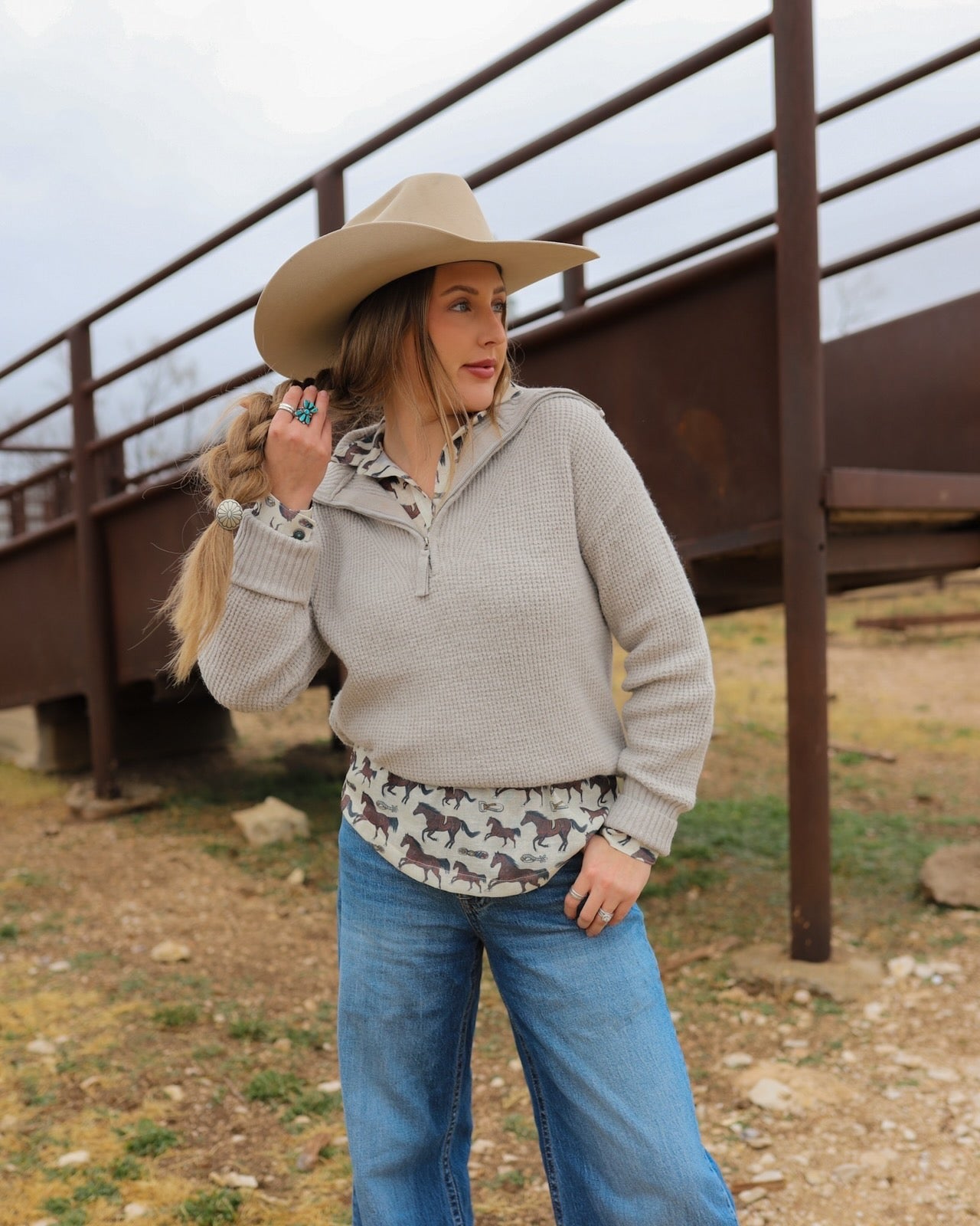 The Quinlee Sweater in Mocha