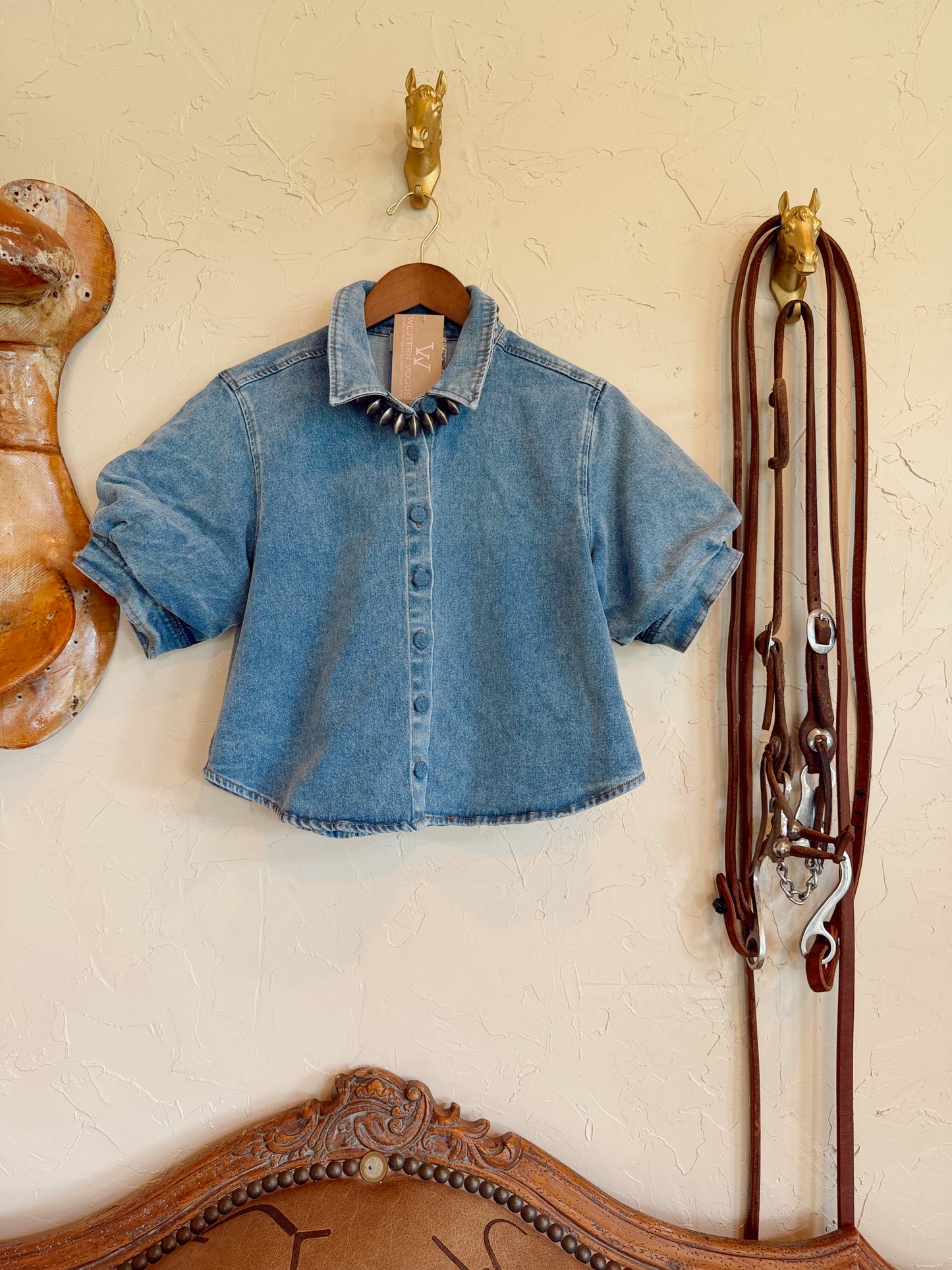 The Daylen Denim Top