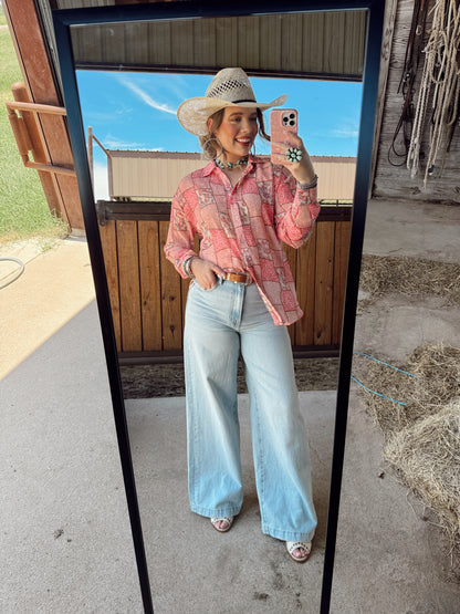 The Bennie Patchwork Top-BEST SELLER