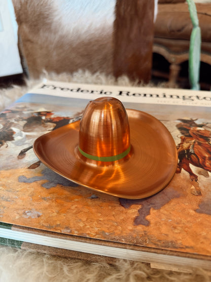 VINTAGE COPPER COWBOY HAT