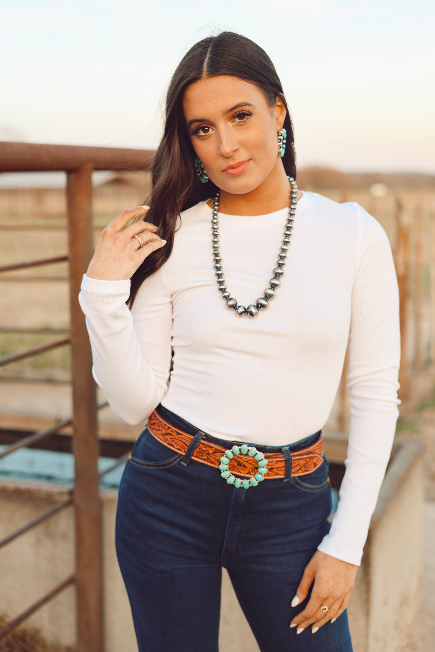 The Bakersfield Top in White