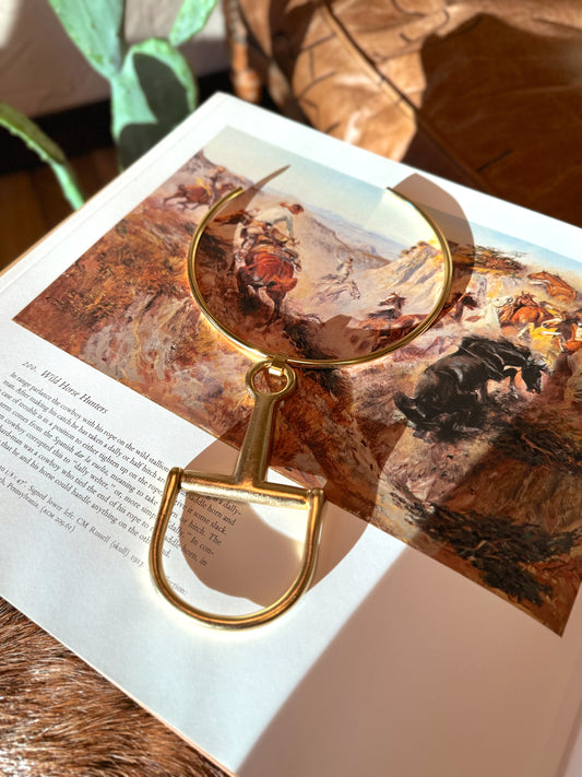 The Mason Large Equestrian Bit Necklace {GOLD + SILVER}