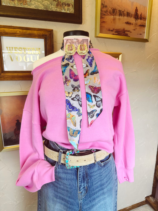 The Oden Top in Pink