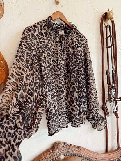 The Langford Leopard Top