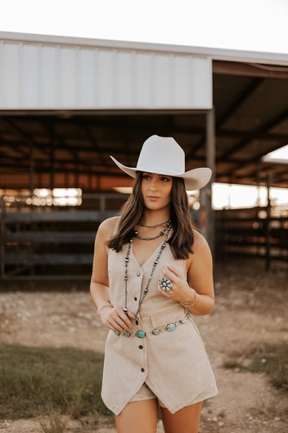 The Denver Denim Romper