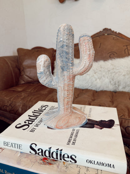 Vintage Cactus Comanche Pottery