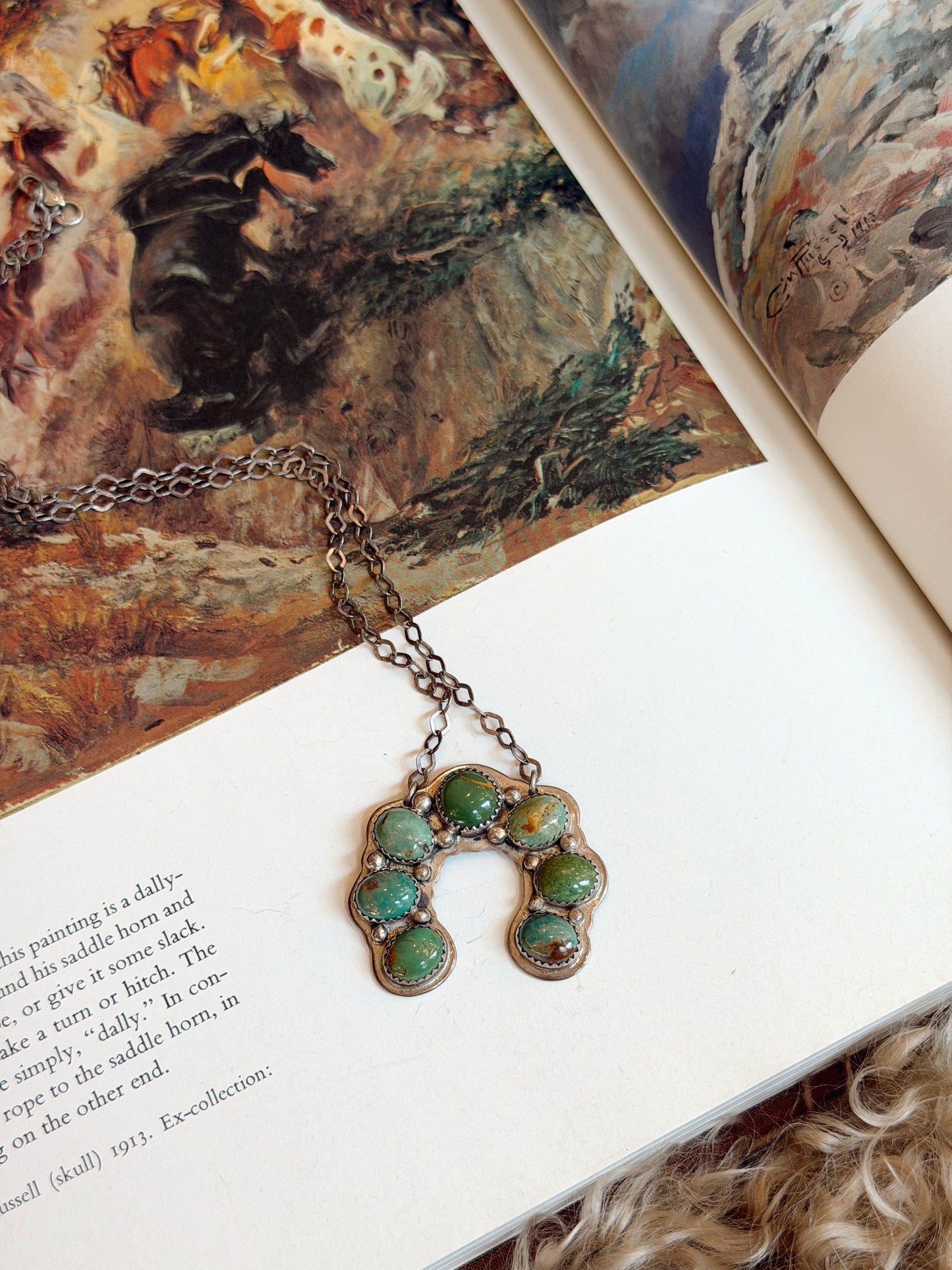 The Green Turquoise Naja Necklace