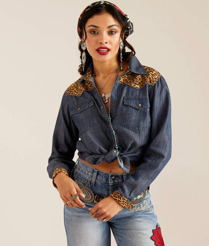 The Ariat x Rodeo Quincy Layla Rose Chambray Shirt