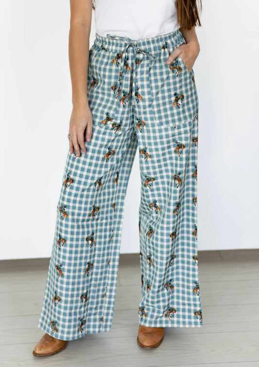 The Bucking Horse Gingham Pants