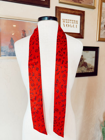 The Branded Twilly in Red