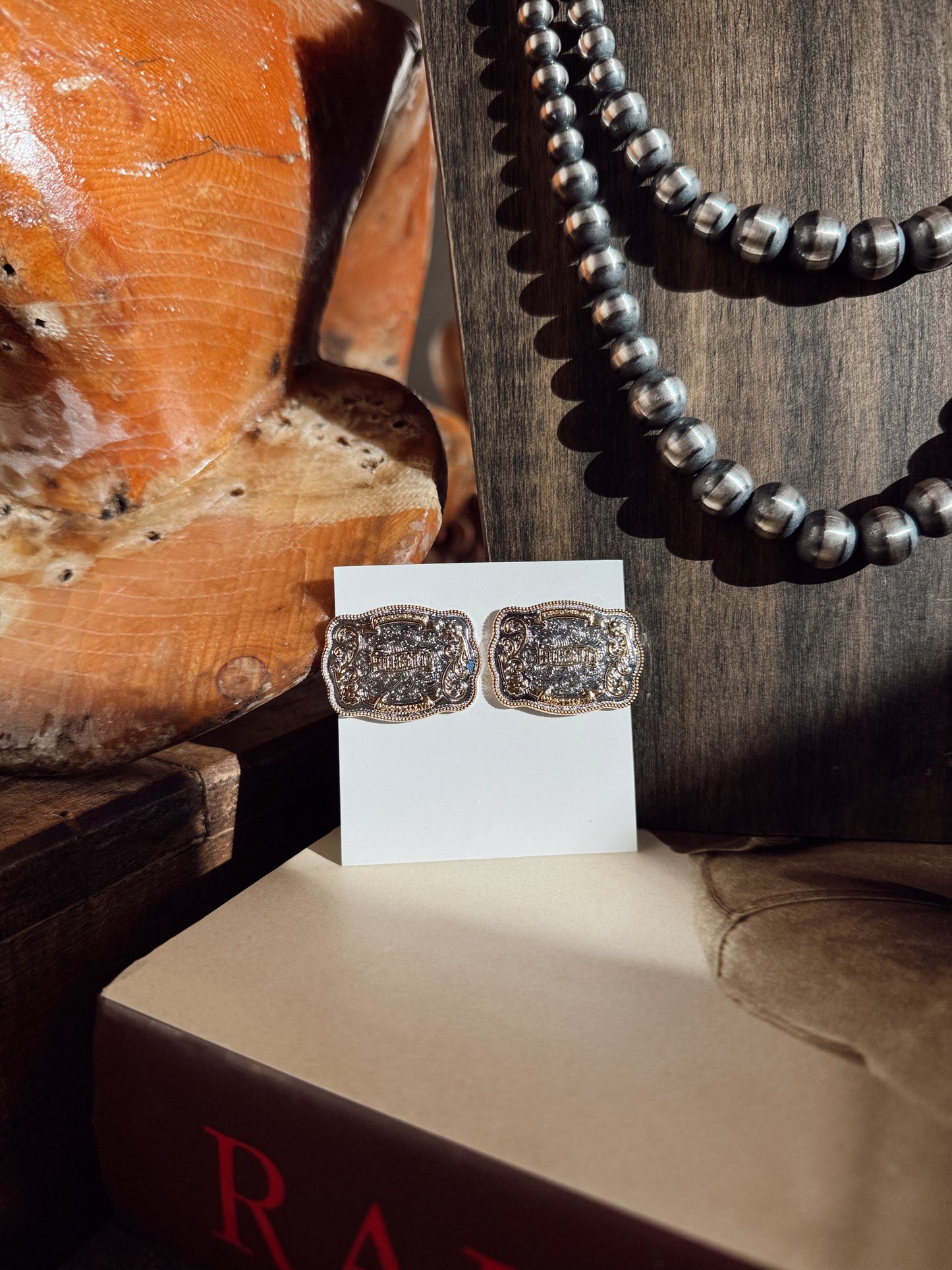 The Mini Rodeo Betty Buckle Earrings