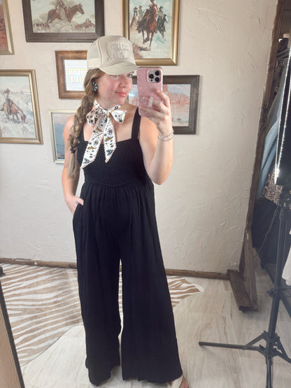 The Jasper Jumpsuit in Black