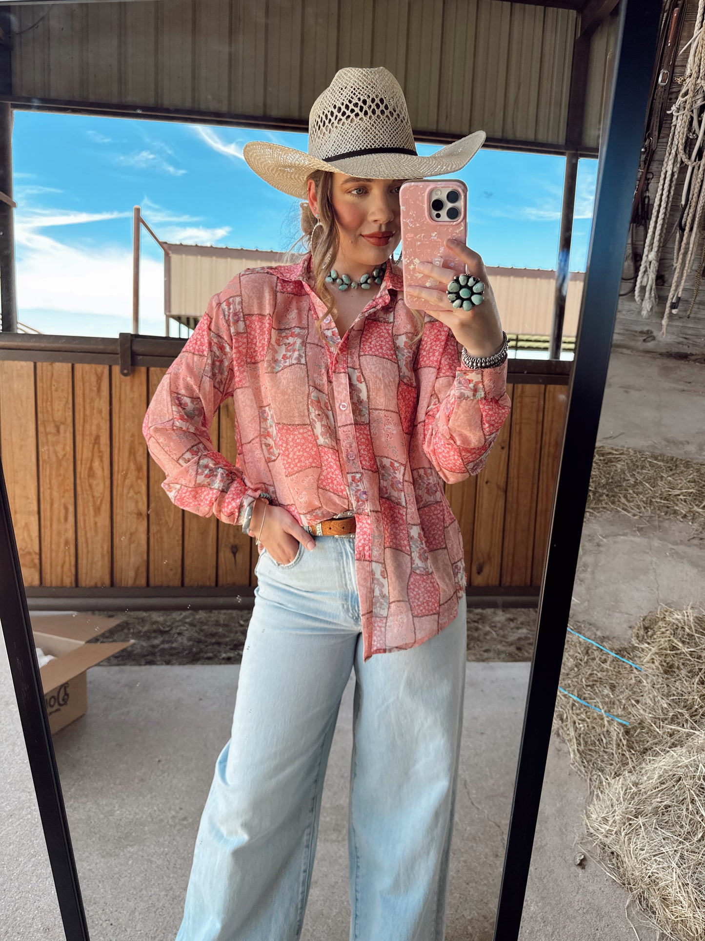 The Bennie Patchwork Top-BEST SELLER