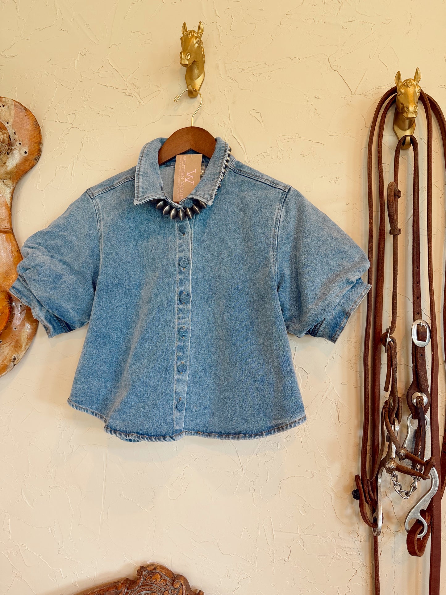 The Daylen Denim Top