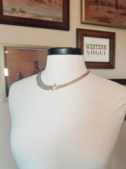 The Layered Bit Cuban Chain Necklace