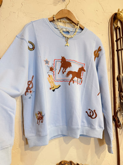 The Bixby Embroidered Sweatshirt