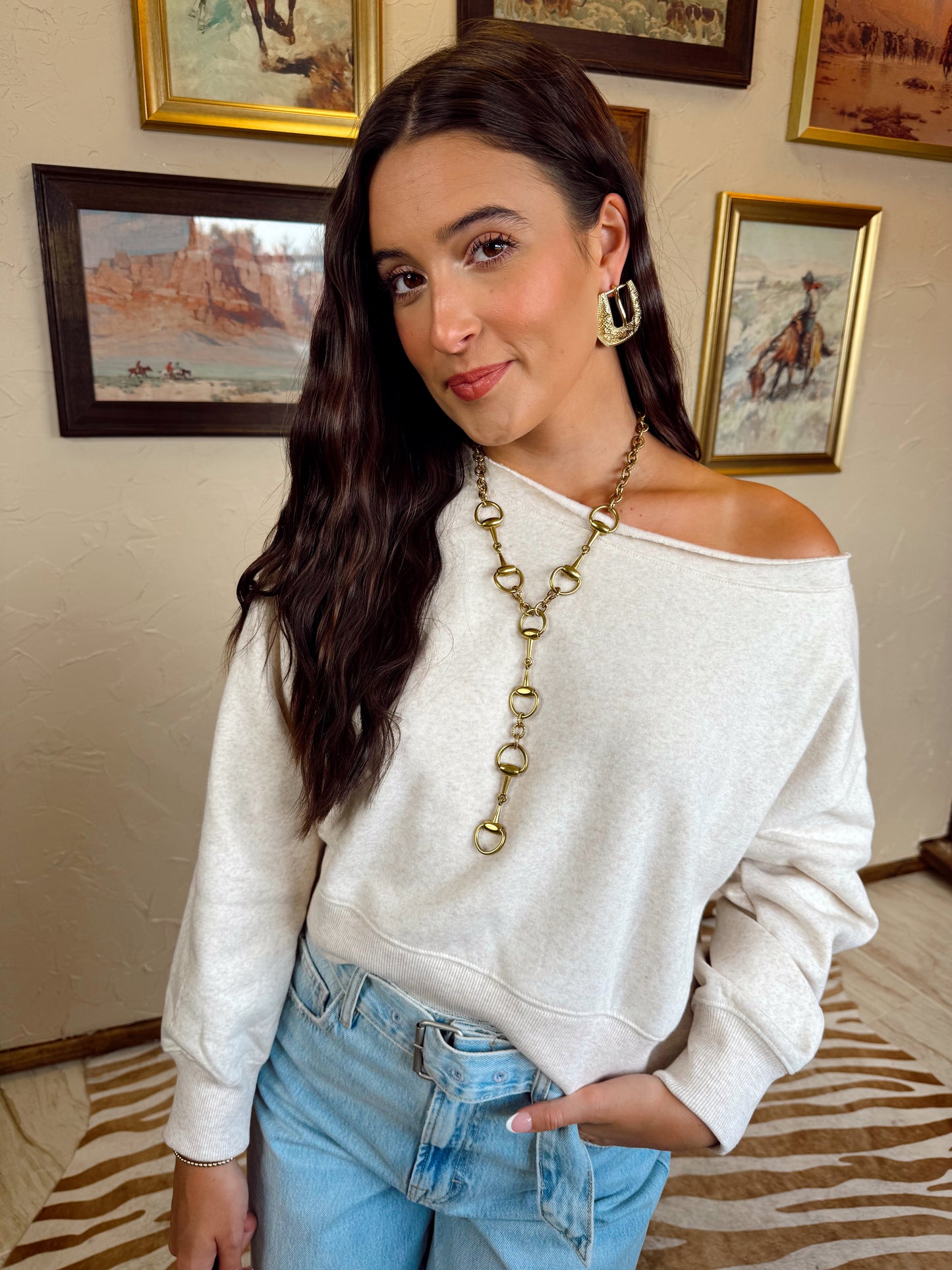 The Oden Top in Grey
