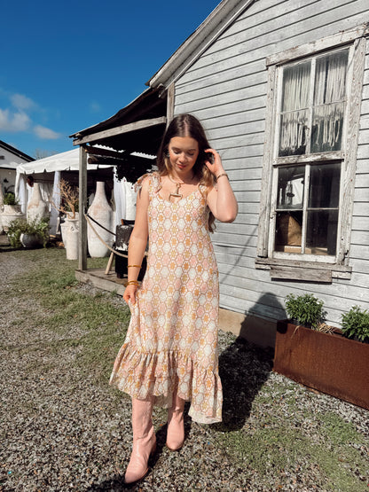 The Allie Falcon Clara Midi Dress