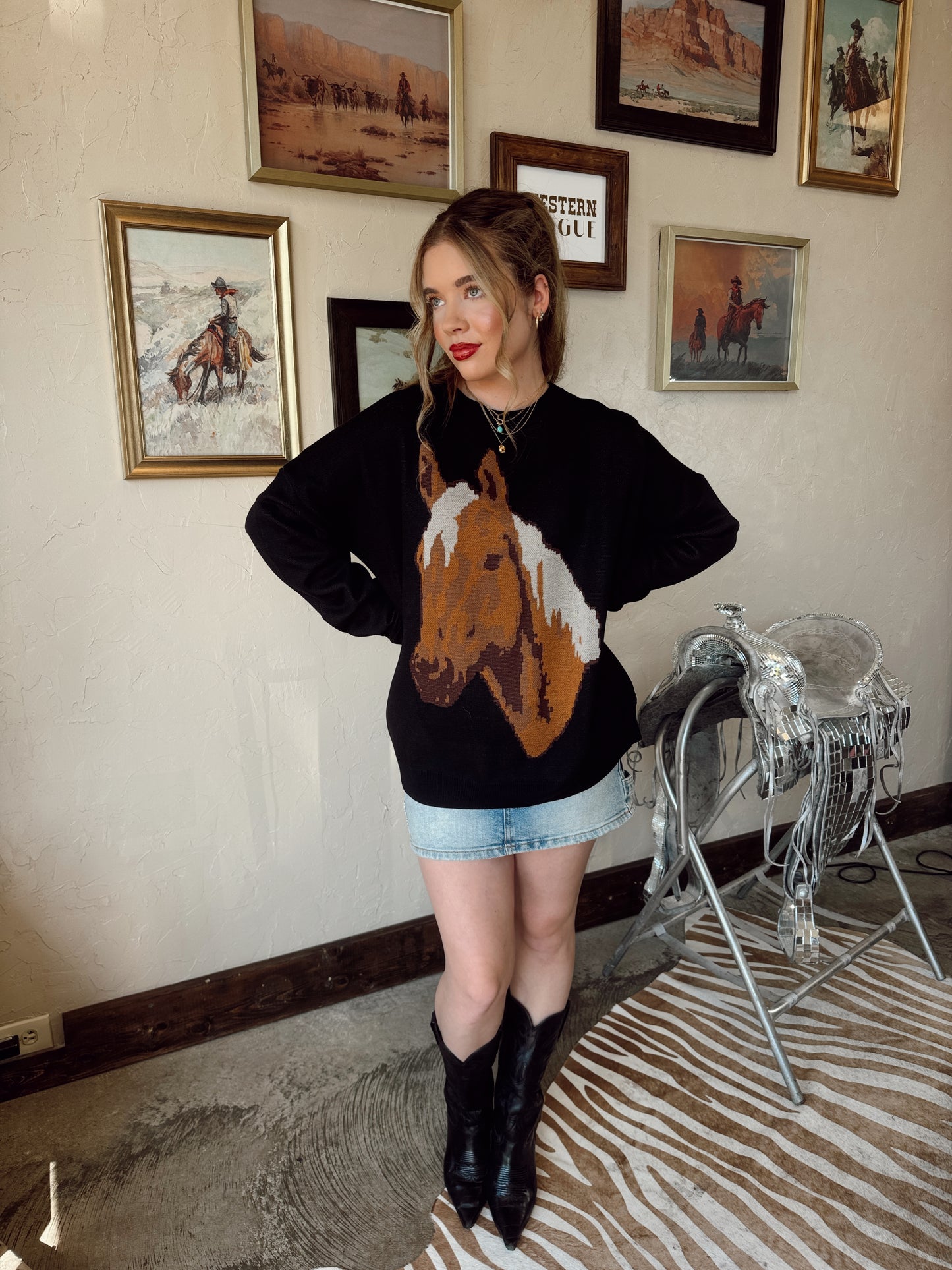 The Pecos Palomino Sweater