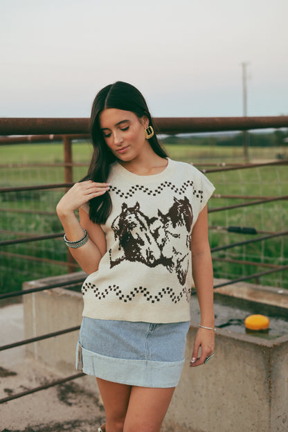 The Thoroughbred Sweater Vest