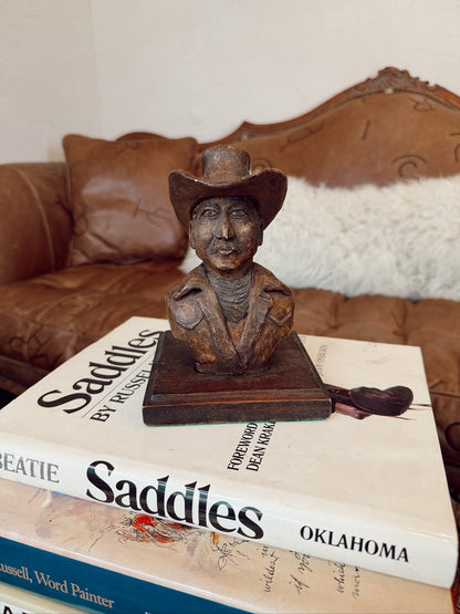 Vintage Cowboy Statue