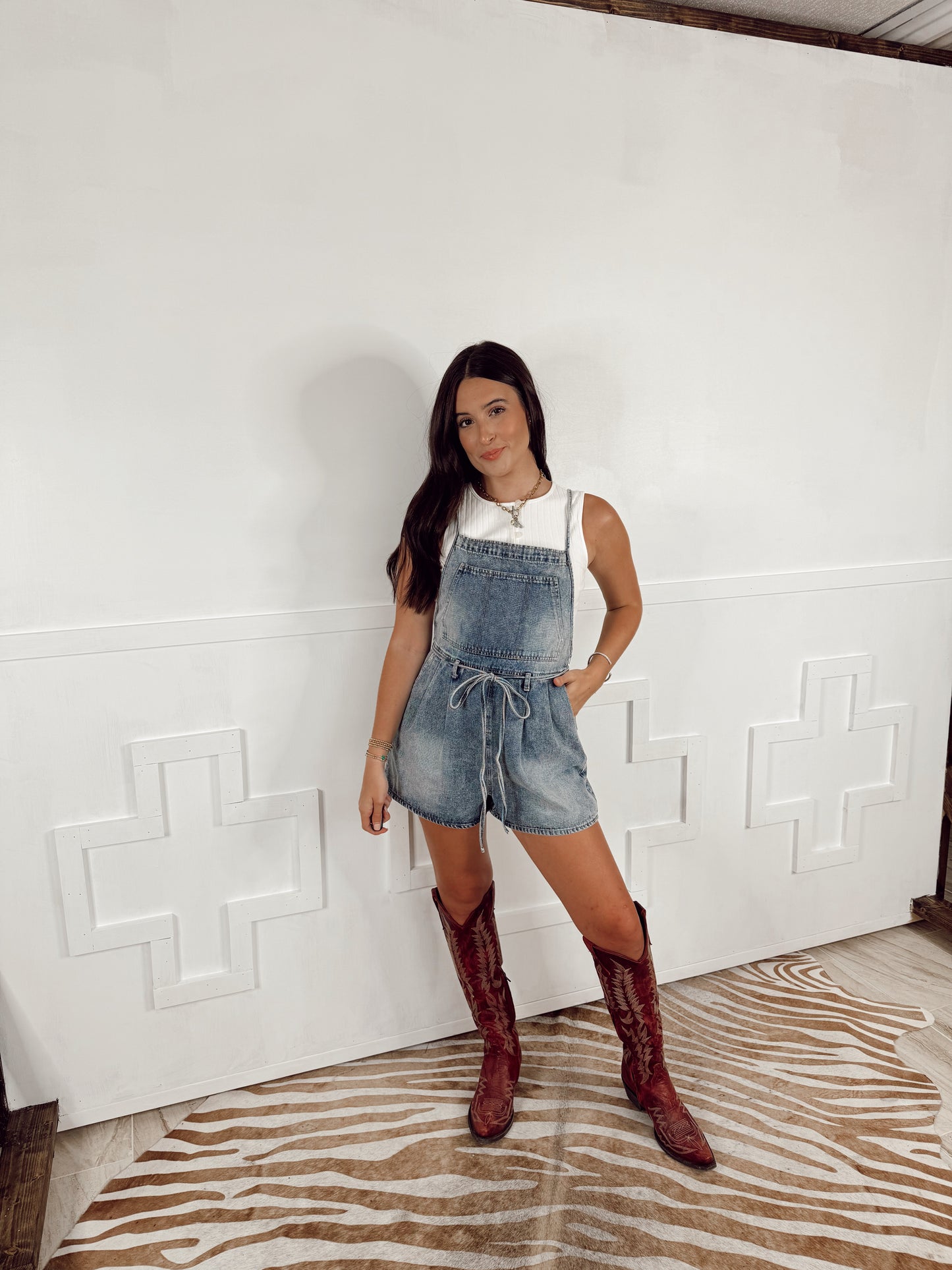 The Durango Denim Romper