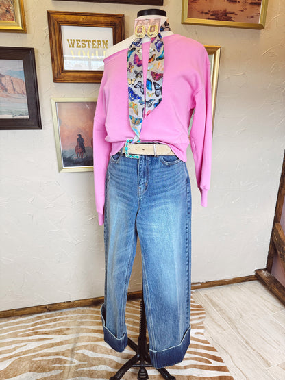 The Oden Top in Pink