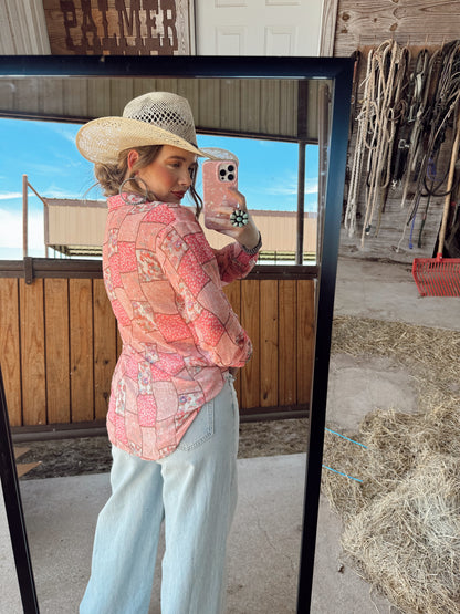 The Bennie Patchwork Top-BEST SELLER