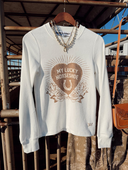 The My Lucky Horseshoe Thermal Top