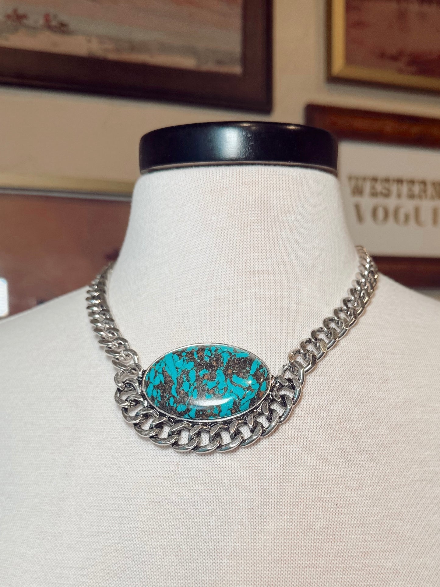 The Chunky Turquoise Stone Necklace