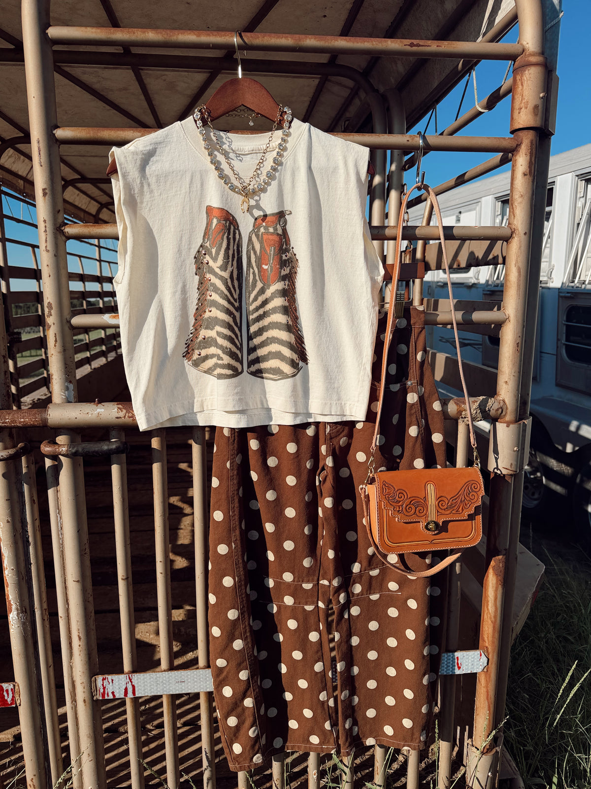 The Zebra Chaps Muscle Tee