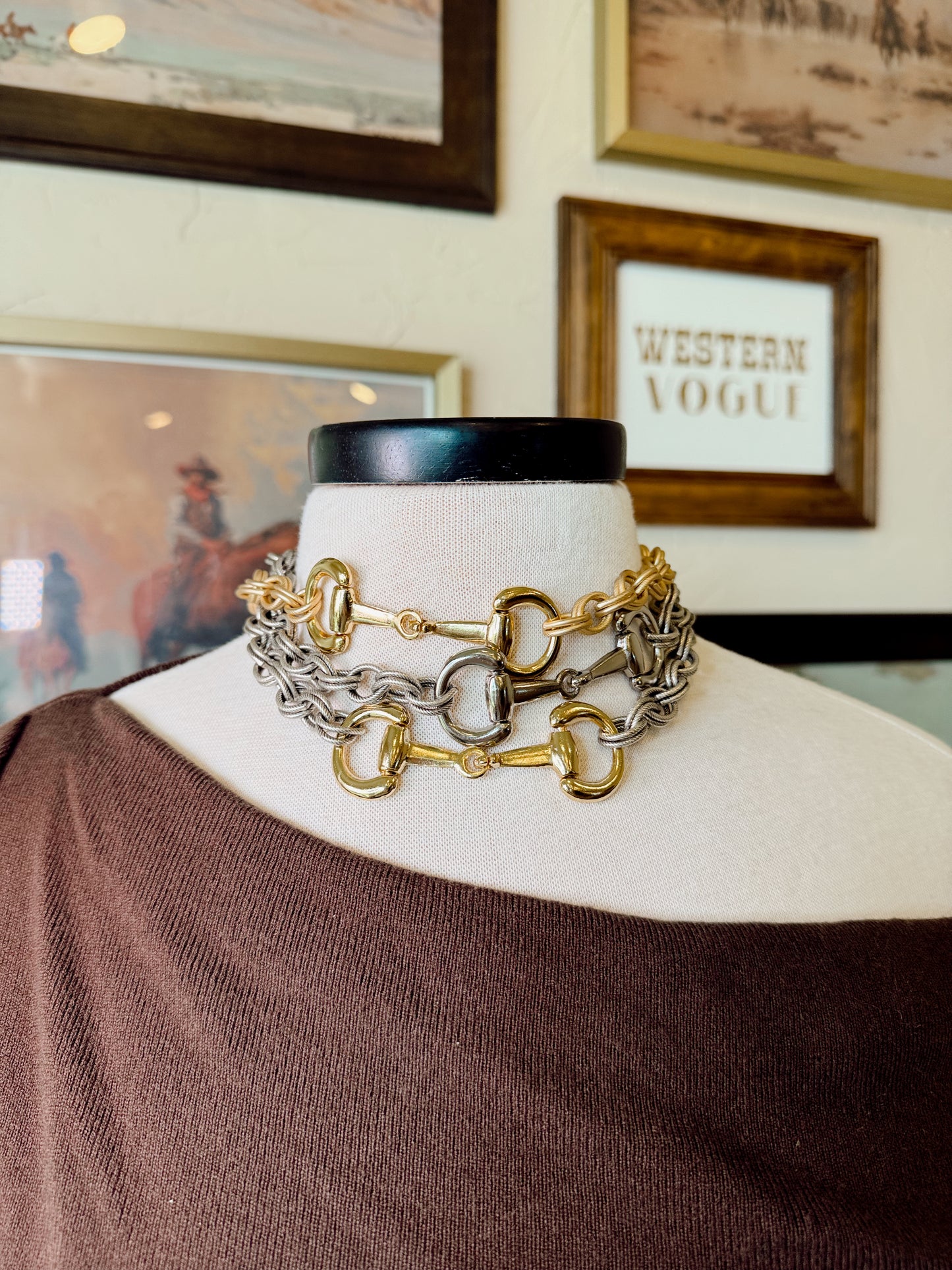 The Horse Bit Chain Necklace