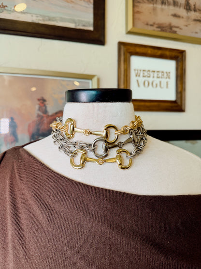 The Horse Bit Chain Necklace