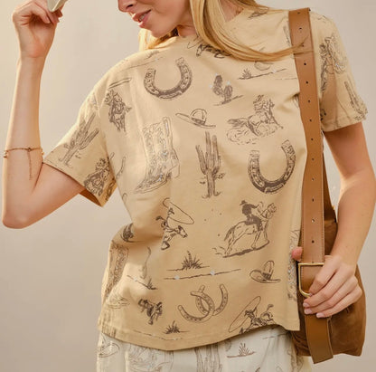 The Sandy Cowboy T-Shirt