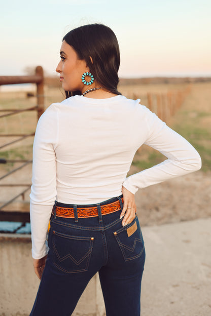 The Bakersfield Top in White