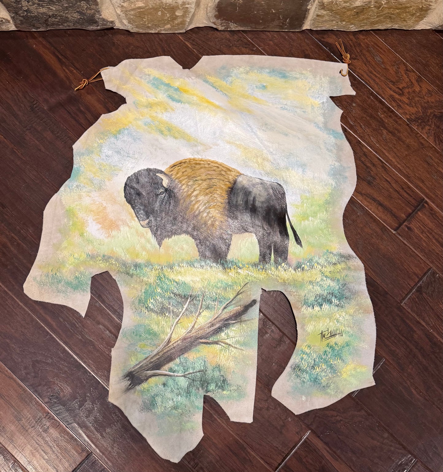 The Painted Cowhide