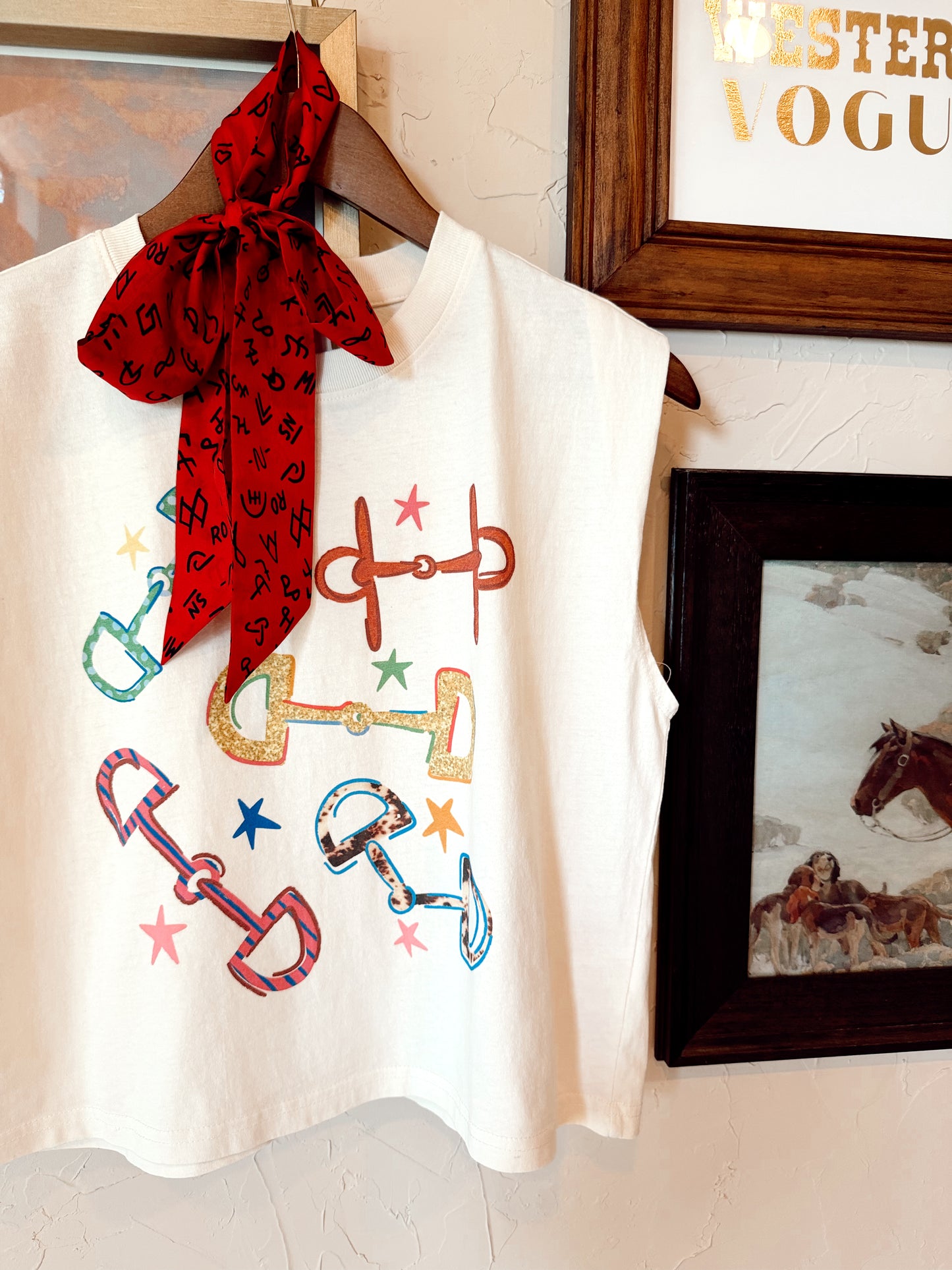 The Bold Horse Bit Muscle Tee