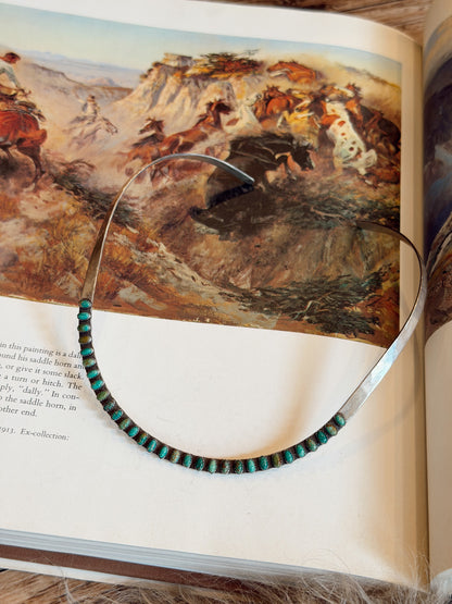The Turquoise Stone Collar Necklace