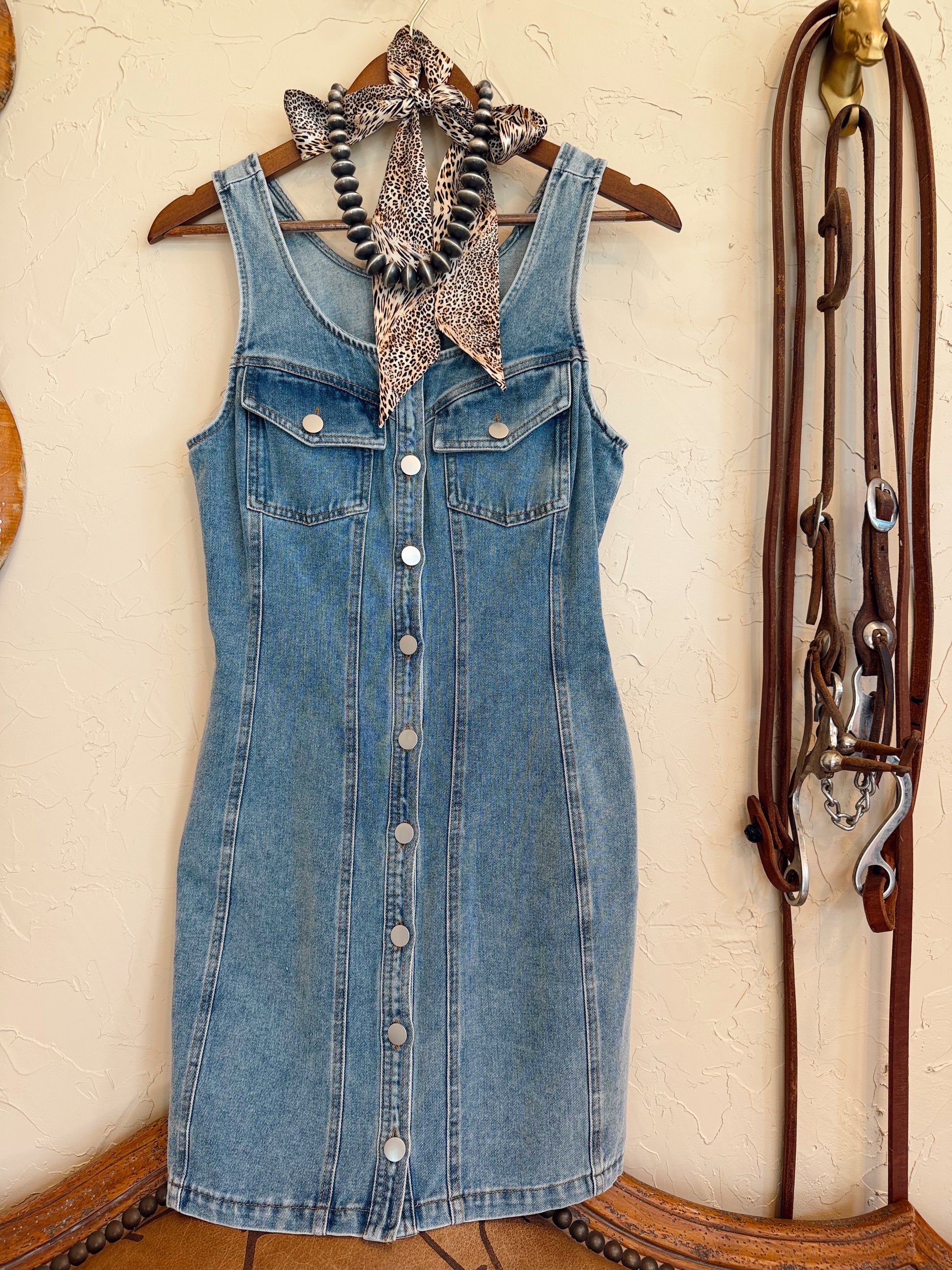 The Darian Denim Dress M