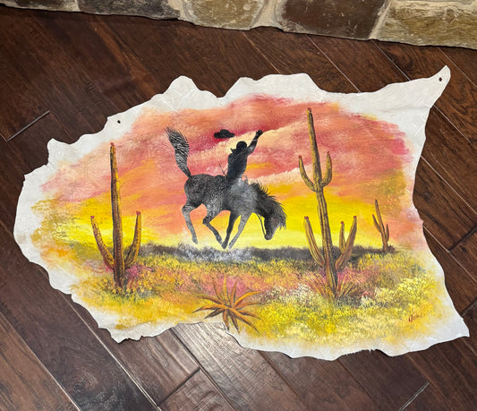 The Painted Cowhide