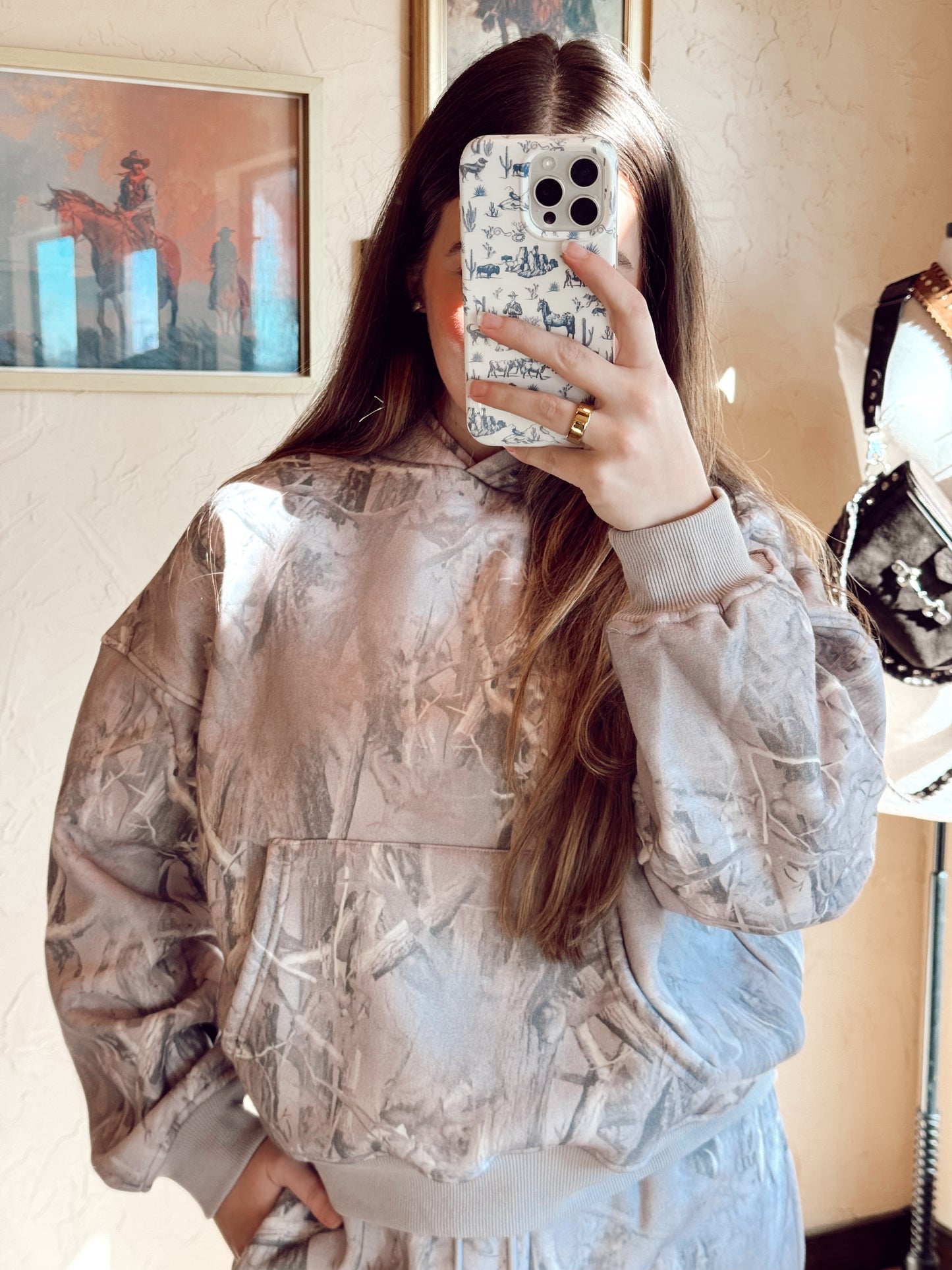 The Grey Tree Camo Hoodie