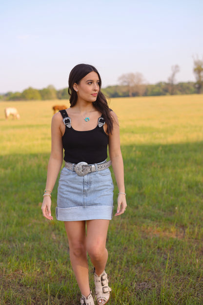 The Brazos Bodysuit in Black LARGE
