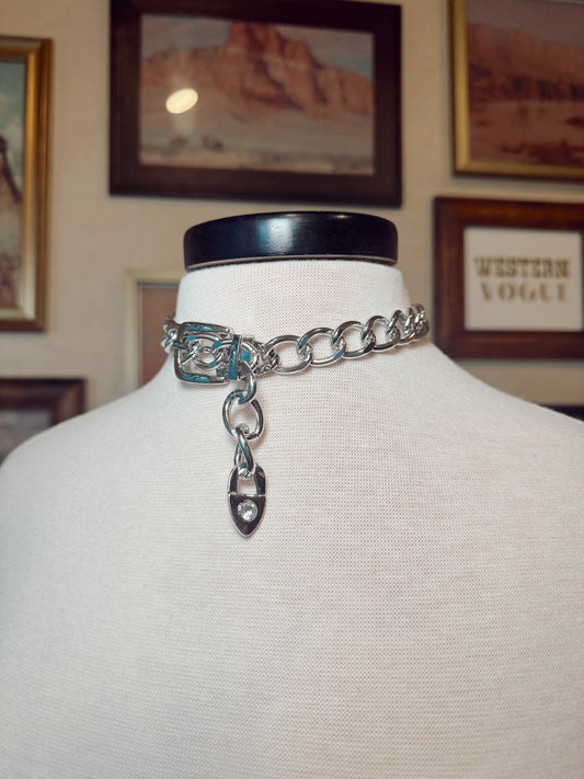 The Chunky Buckle Cuban Chain Necklace