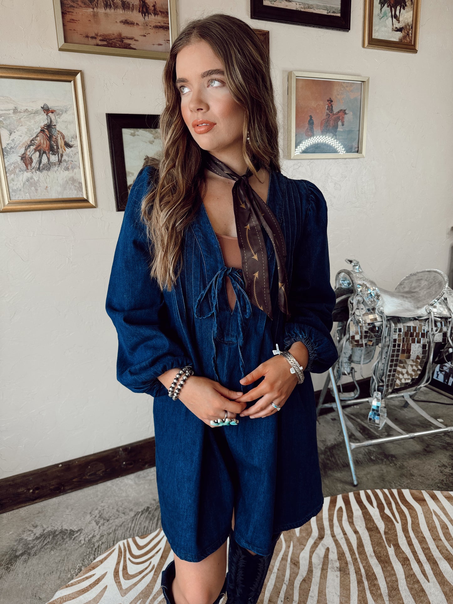 The Danbury Denim Romper