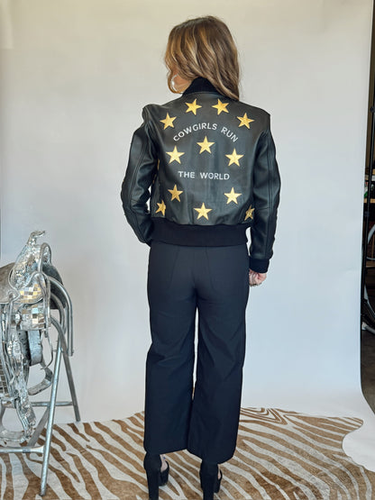 The Cowgirls Run The World Bomber Jacket