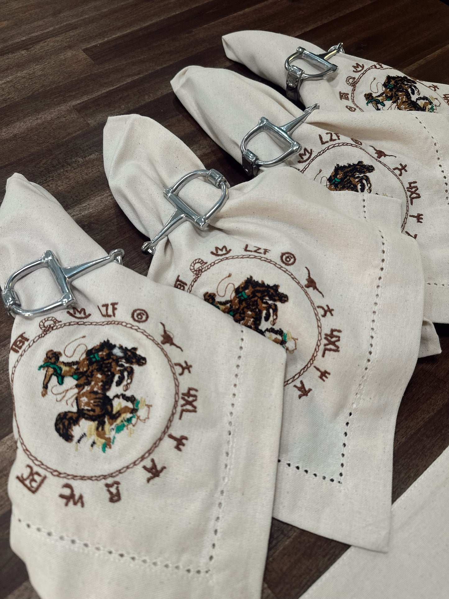 The Bronc Napkin Set
