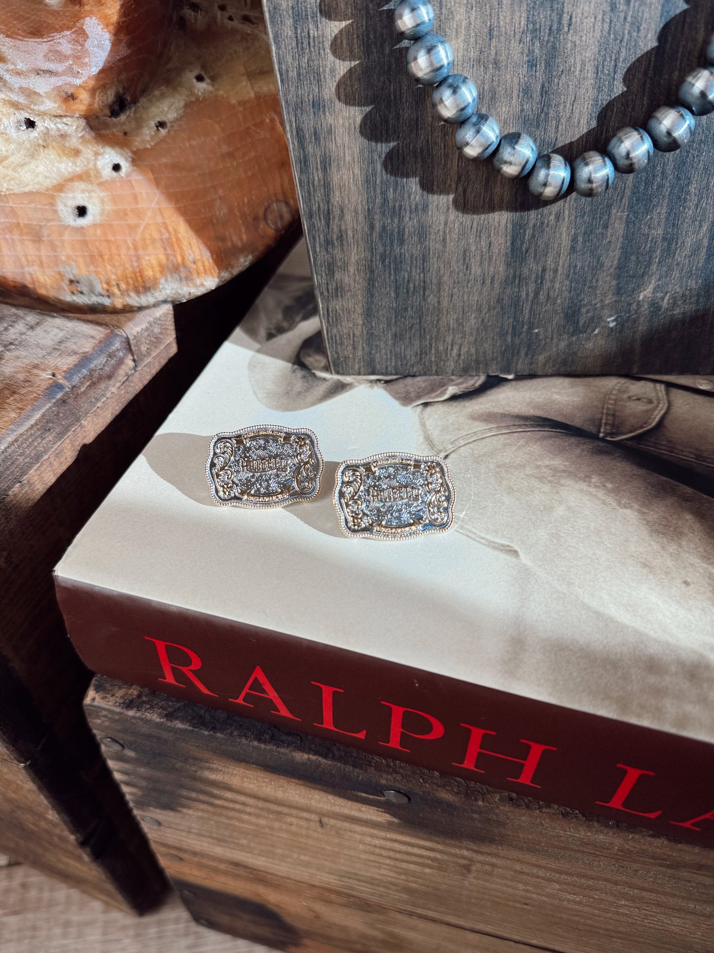 The Mini Rodeo Betty Buckle Earrings